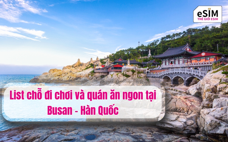 List chỗ đi chơi và quán ăn ngon tại Busan - Hàn Quốc